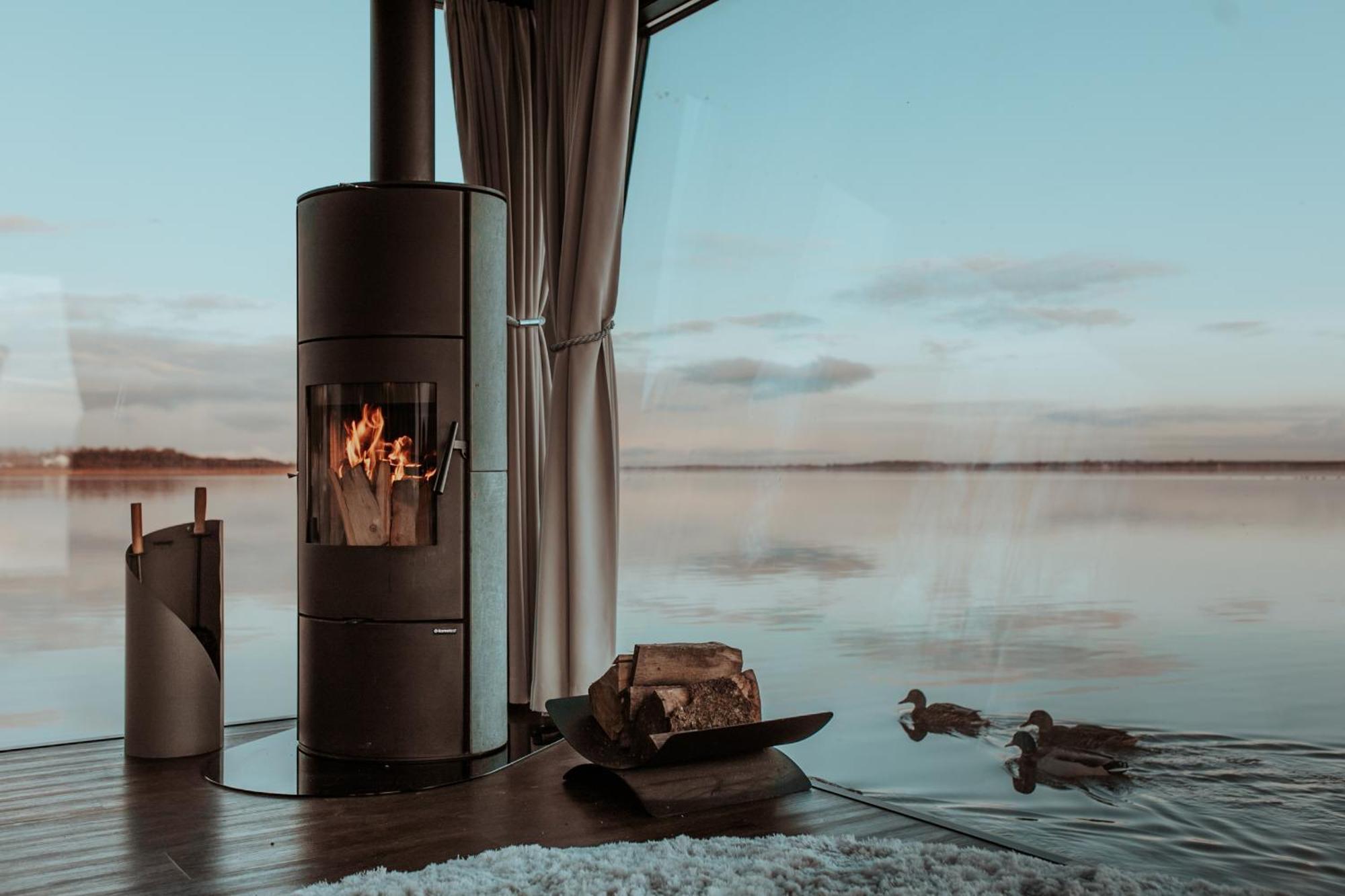 Grand Ht Houseboats - Domki Na Wodzie - Sauna, Jacuzzi, Kominek 미엘노 외부 사진