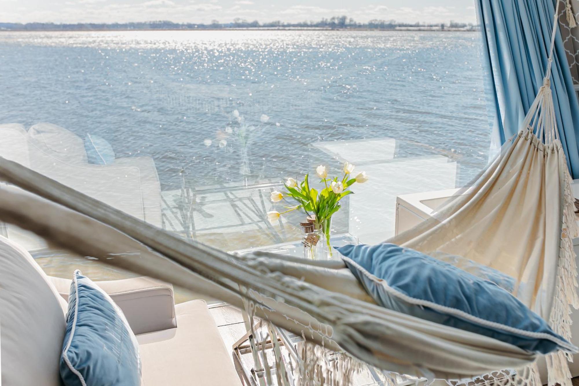 Grand Ht Houseboats - Domki Na Wodzie - Sauna, Jacuzzi, Kominek 미엘노 외부 사진